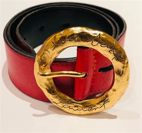 ysl belt vintage